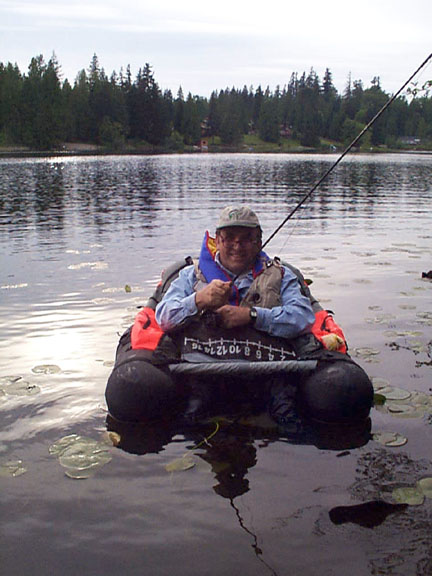 Float tube Fisherman